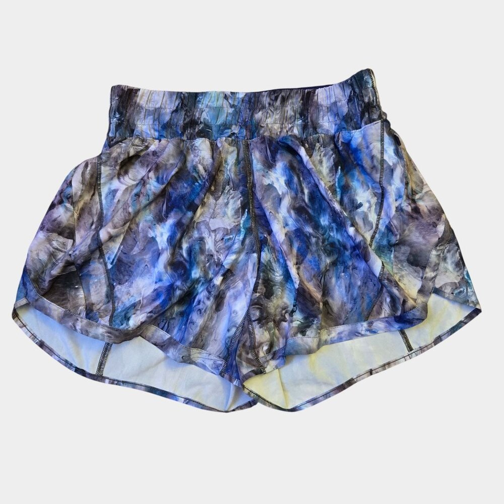 Lululemon Track That HR Shorts 5" Lined Chromasphere Multi 6 Sporty Athleisure